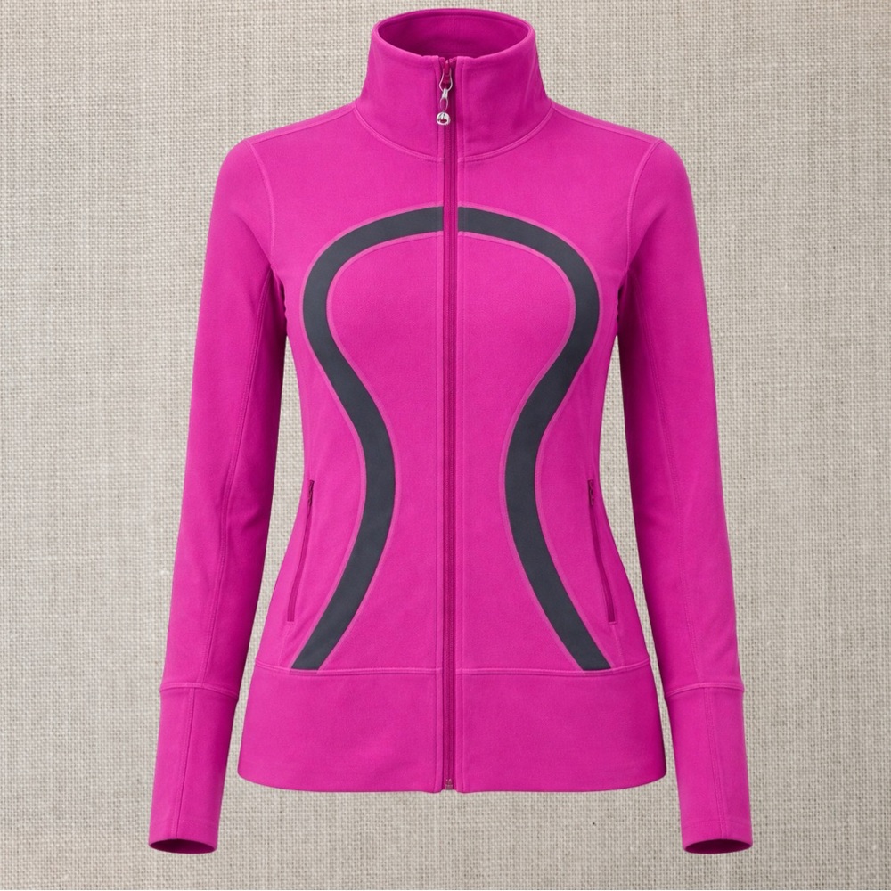 Lululemon *Rare* In Stride Full Zip Jacket - Paris Pink